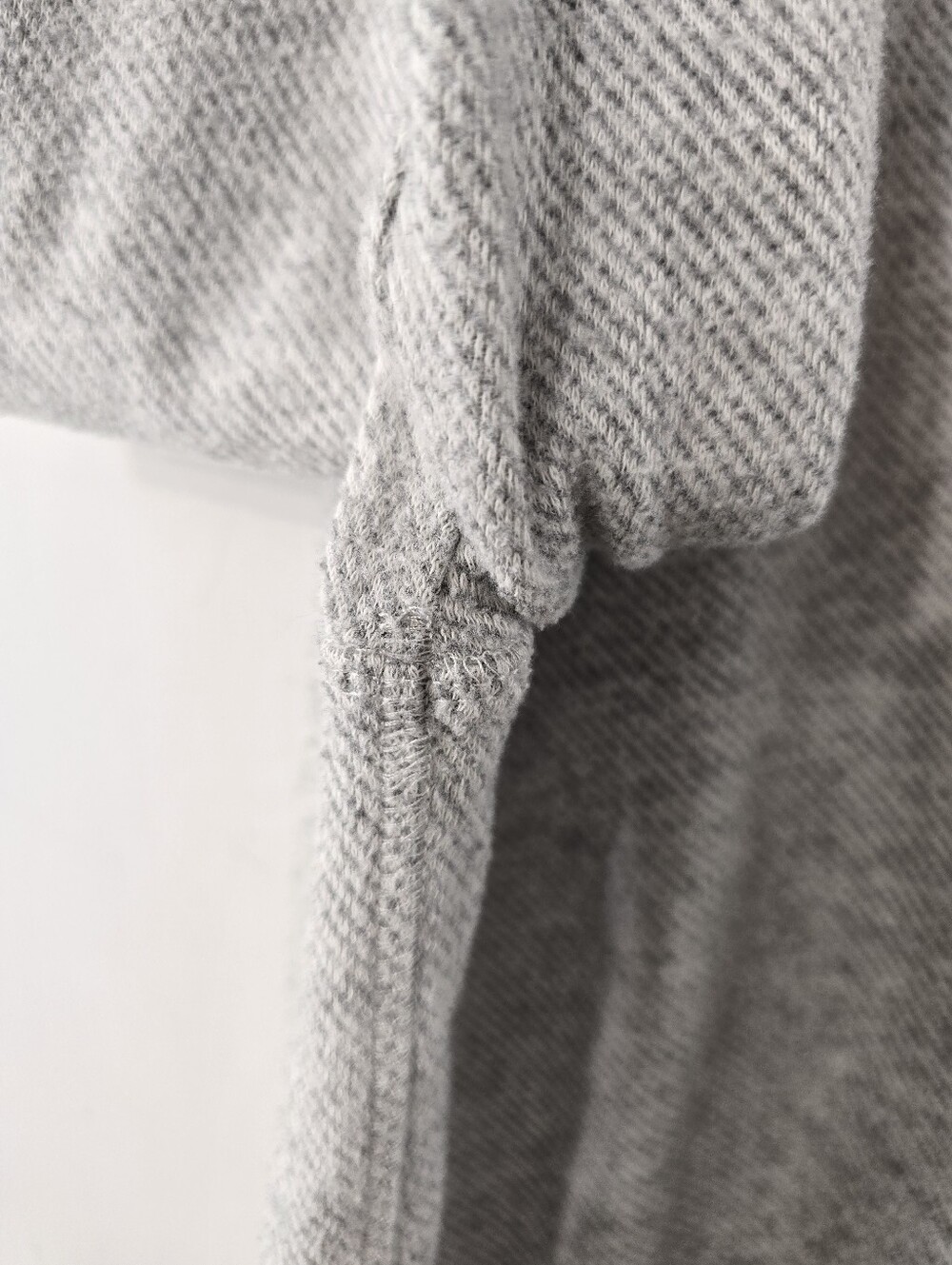 Faherty Legend Sweater Sweatshirt Organic Cotton Quarter Zip Fossil Grey Twill L - Picture 7 of 12